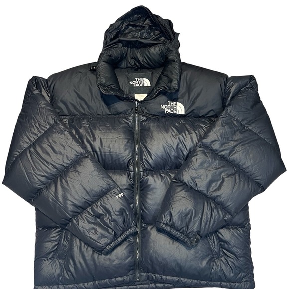 The North Face Men's Nuptse 700 Down Puffer Jacket Black Extra Large - Picture 1 of 11